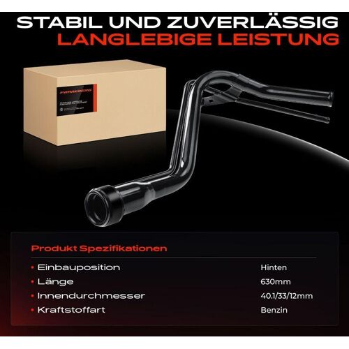 1x Frankberg Kraftstoffeinfüllrohr Einfüllstutzen 5481FB0012470