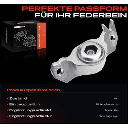 1x Frankberg Domlager Federbeinstütz lager 5481FB0020039