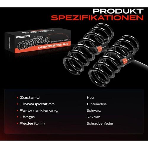 2x Frankberg Fahrwerksfeder Hinterachse 5481FB0008839