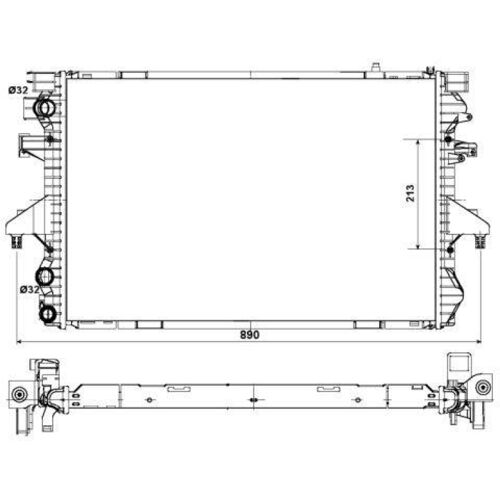 NRF Kühler, Motorkühlung 53796