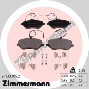 ZIMMERMANN Bremsbelagsatz, Scheibenbremse 24133.185.2 ZIMMERMANN Bremsbelagsatz, Scheibenbremse 24133.185.2