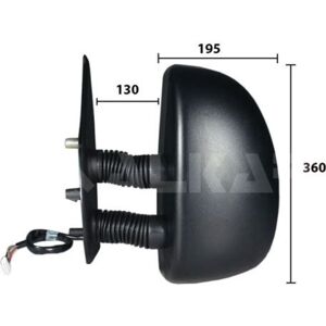 Alkar 9239921 - Außenspiegel - Beheizbar, Konvex, Langer Arm - Außen Alkar 9239921 - Außenspiegel - Beheizbar, Konvex, Langer Arm - Außen