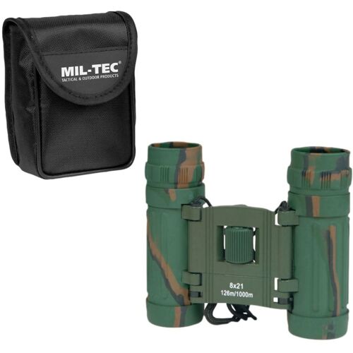 Mil-Tec Fernglas faltbar mit Tasche   Tarn