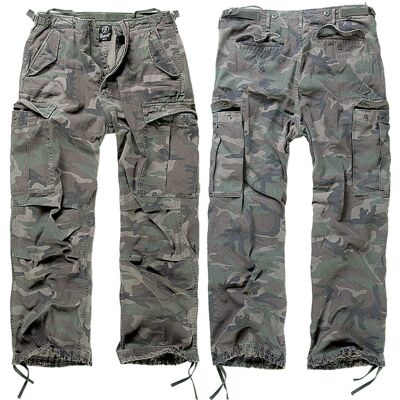 Brandit M65 Feldhose Vintage Trouser Woodland XL Brandit M65 Feldhose Vintage Trouser Woodland XL