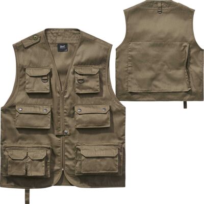 Brandit Jagdweste 13-Taschen Oliv 7XL Brandit Jagdweste 13-Taschen Oliv 7XL