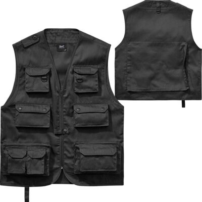 Brandit Jagdweste 13-Taschen Schwarz 6XL Brandit Jagdweste 13-Taschen Schwarz 6XL