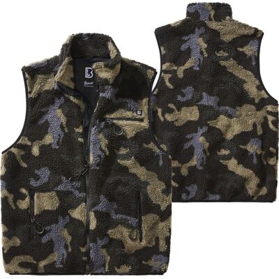 Brandit Teddyfleece Weste Darkcamo L Brandit Teddyfleece Weste Darkcamo L