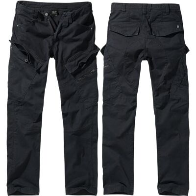 Brandit Hose Adven Slim Fit Schwarz L Brandit Hose Adven Slim Fit Schwarz L