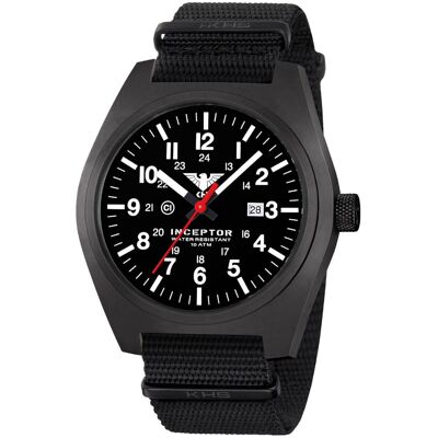 KHS Inceptor Einsatzuhr Analog Edelstahl-Schwarz KHS Inceptor Einsatzuhr Analog Edelstahl-Schwarz