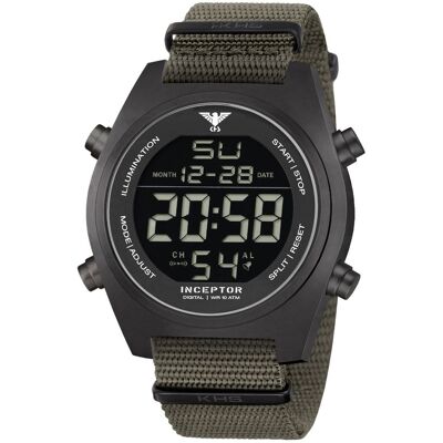 KHS Inceptor Einsatzuhr Digital Edelstahl-Schwarz KHS Inceptor Einsatzuhr Digital Edelstahl-Schwarz