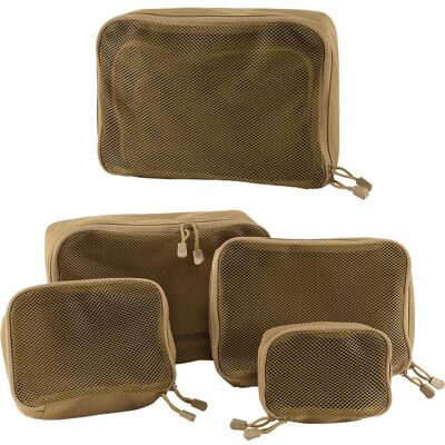 Brandit US Cooper Packing Cubes Taschen Set (4er Pack) Coyote Brandit US Cooper Packing Cubes Taschen Set (4er Pack) Coyote