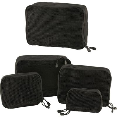 Brandit US Cooper Packing Cubes Taschen Set (4er Pack) Schwarz Brandit US Cooper Packing Cubes Taschen Set (4er Pack) Schwarz