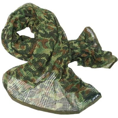 Mil-Tec Militär Kommando Netzschal Flecktarn Mil-Tec Militär Kommando Netzschal Flecktarn