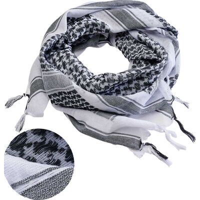 Brandit Bundeswehr Shemagh Scarf Weiß-Schwarz Brandit Bundeswehr Shemagh Scarf Weiß-Schwarz