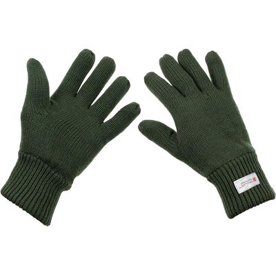 MFH Strickhandschuhe Thinsulate gefüttert Oliv XL MFH Strickhandschuhe Thinsulate gefüttert Oliv XL