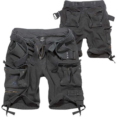 Brandit Shorts Savage mit Gürtel Schwarz M Brandit Shorts Savage mit Gürtel Schwarz M