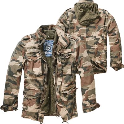 Brandit Feldjacke M65 Giant Light Woodland 4XL Brandit Feldjacke M65 Giant Light Woodland 4XL