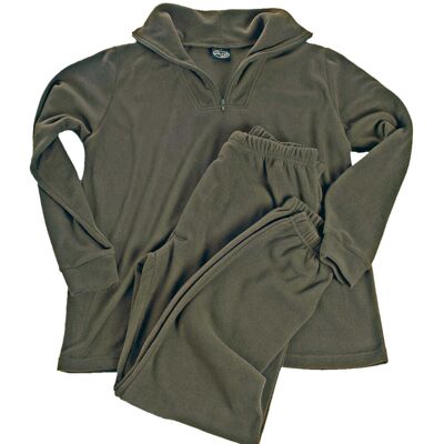 Mil-Tec Bundeswehr Thermo Unterwäsche Fleece mit Reißverschluss Oliv M Mil-Tec Bundeswehr Thermo Unterwäsche Fleece mit Reißverschluss Oliv M