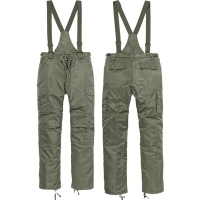 Brandit US Thermohose MA1 gefüttert mit Hosenträger Oliv XL Brandit US Thermohose MA1 gefüttert mit Hosenträger Oliv XL