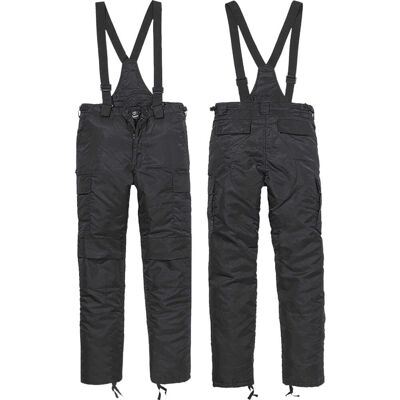 Brandit US Thermohose MA1 gefüttert mit Hosenträger Schwarz S Brandit US Thermohose MA1 gefüttert mit Hosenträger Schwarz S