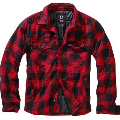 Brandit Lumber Check Shirt gefüttert Rot-Schwarz S Brandit Lumber Check Shirt gefüttert Rot-Schwarz S