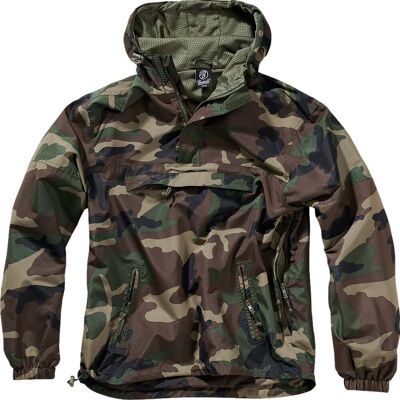 Brandit Windbreaker Sommer Woodland L Brandit Windbreaker Sommer Woodland L