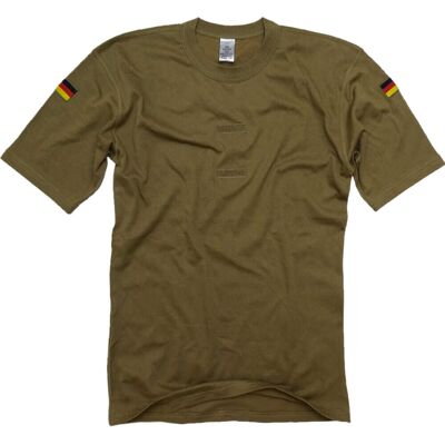 Original Bundeswehr Leo Köhler T-Shirt Tropen mit Flaggen Braun 9 (3XL) Original Bundeswehr Leo Köhler T-Shirt Tropen mit Flaggen Braun 9 (3XL)