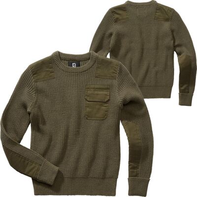 Brandit Bundeswehr Pullover Kinder Oliv XXL (170/176) Brandit Bundeswehr Pullover Kinder Oliv XXL (170/176)
