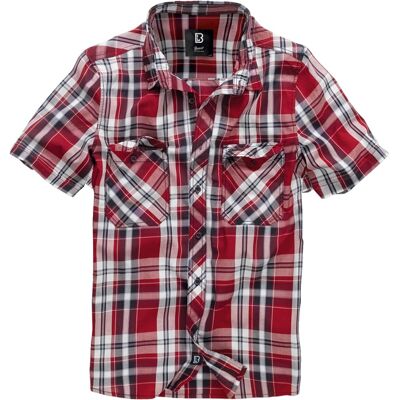 Brandit Roadstar Shirt Kurzarm Rot-Weiß L Brandit Roadstar Shirt Kurzarm Rot-Weiß L