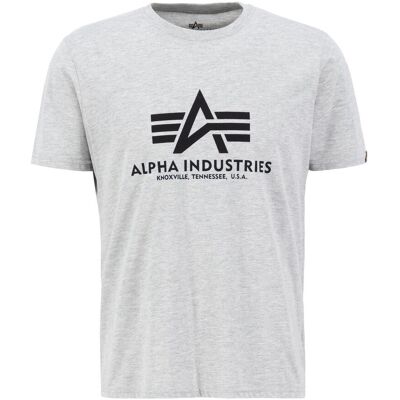 Alpha Industries Basic T-Shirt Grey Heather XL Alpha Industries Basic T-Shirt Grey Heather XL