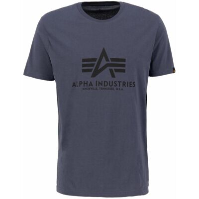 Alpha Industries Basic T-Shirt Grau-Schwarz / Schwarz S Alpha Industries Basic T-Shirt Grau-Schwarz / Schwarz S