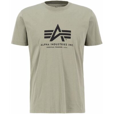 Alpha Industries Basic T-Shirt Oliv S Alpha Industries Basic T-Shirt Oliv S