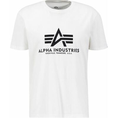 Alpha Industries Basic T-Shirt Weiß 3XL Alpha Industries Basic T-Shirt Weiß 3XL