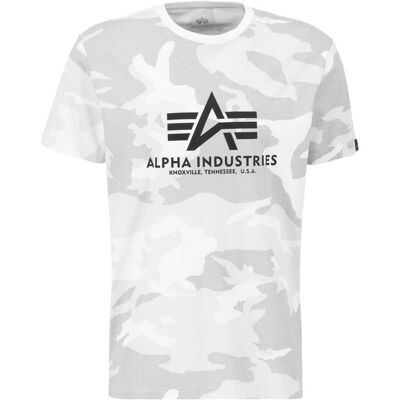 Alpha Industries Basic T-Shirt White-Camo S Alpha Industries Basic T-Shirt White-Camo S