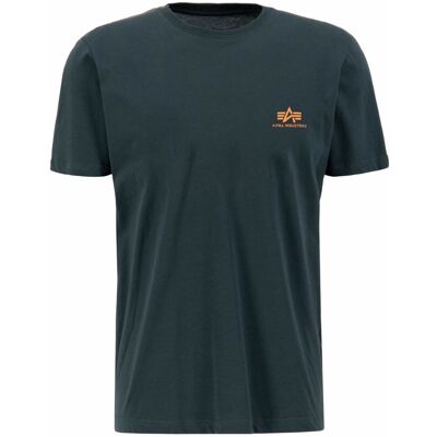 Alpha Industries Basic T-Shirt Small Logo Dark Petrol S Alpha Industries Basic T-Shirt Small Logo Dark Petrol S