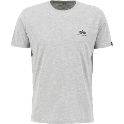 Alpha Industries Basic T-Shirt Small Logo Grey Heather 3XL Alpha Industries Basic T-Shirt Small Logo Grey Heather 3XL