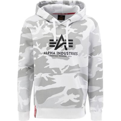 Alpha Industries Kapuzenpullover Basic Hoodie White-Camo XL Alpha Industries Kapuzenpullover Basic Hoodie White-Camo XL