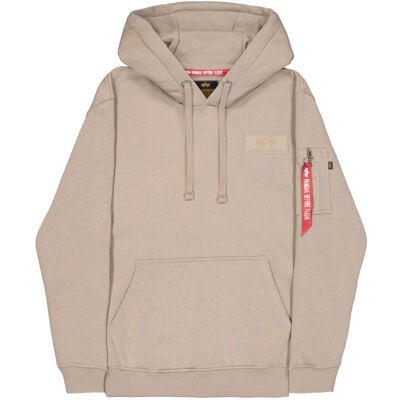 Alpha Industries Kapuzenpullover Back Print Hoodie Vintage Sand XXL Alpha Industries Kapuzenpullover Back Print Hoodie Vintage Sand XXL