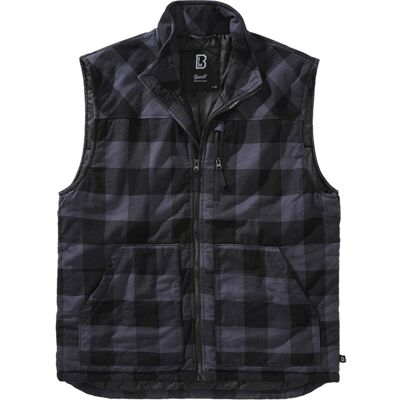 Brandit Lumber Weste gefüttert Grau-Schwarz XL Brandit Lumber Weste gefüttert Grau-Schwarz XL