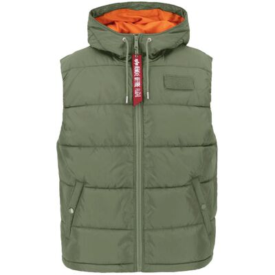 Alpha Industries Weste Hooded Puffer Vest FD Sage Green (Grün) L Alpha Industries Weste Hooded Puffer Vest FD Sage Green (Grün) L