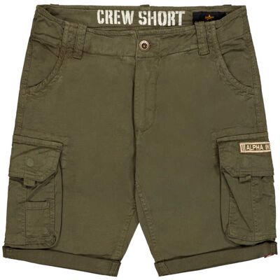 Alpha Industries Crew Shorts Dunkeloliv 34 (L/XL) Alpha Industries Crew Shorts Dunkeloliv 34 (L/XL)