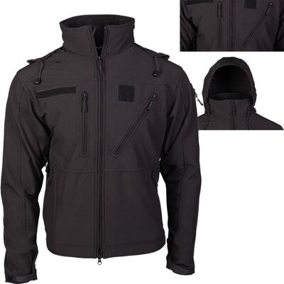 Mil-Tec Militär Softshell Jacke SCU 14 Schwarz S Mil-Tec Militär Softshell Jacke SCU 14 Schwarz S