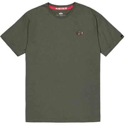 Alpha Industries 3D T-Shirt Small Logo Dunkeloliv XXL Alpha Industries 3D T-Shirt Small Logo Dunkeloliv XXL