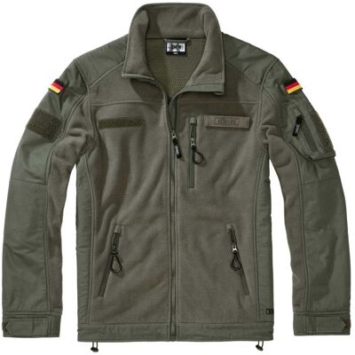 BWuM Tactical Fleecejacke Ripstop Oliv L BWuM Tactical Fleecejacke Ripstop Oliv L