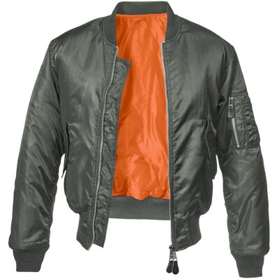 Brandit Pilotenjacke MA1 *2. Wahl* Anthrazit XXL Brandit Pilotenjacke MA1 *2. Wahl* Anthrazit XXL