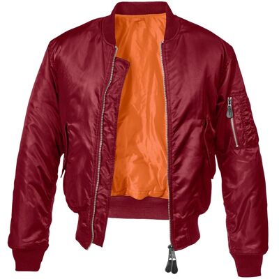Brandit Pilotenjacke MA1 *2. Wahl* Burgundy L Brandit Pilotenjacke MA1 *2. Wahl* Burgundy L