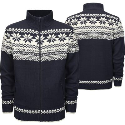 Brandit Norweger Cardigan Jacke Blau M Brandit Norweger Cardigan Jacke Blau M