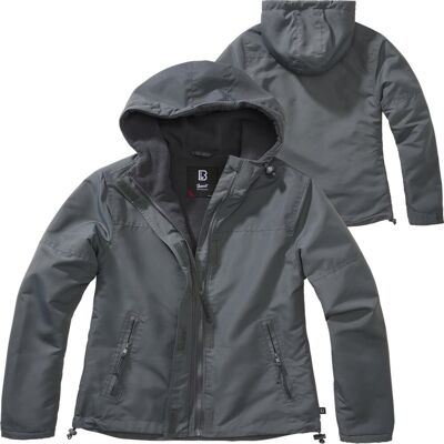 Brandit Windbreaker Fleecefutter mit Zipper Damen Anthrazit XXL Brandit Windbreaker Fleecefutter mit Zipper Damen Anthrazit XXL