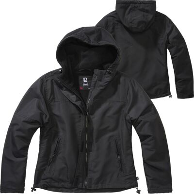 Brandit Windbreaker Fleecefutter mit Zipper Damen Schwarz XXL Brandit Windbreaker Fleecefutter mit Zipper Damen Schwarz XXL