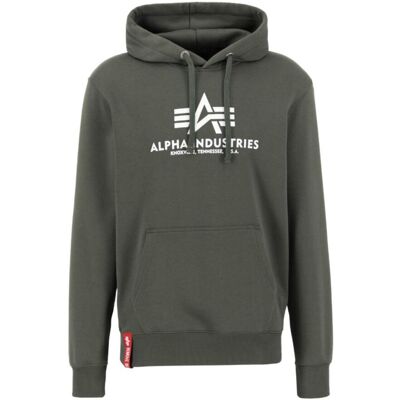 Alpha Industries Kapuzenpullover Basic Hoodie Dunkeloliv 3XL Alpha Industries Kapuzenpullover Basic Hoodie Dunkeloliv 3XL
